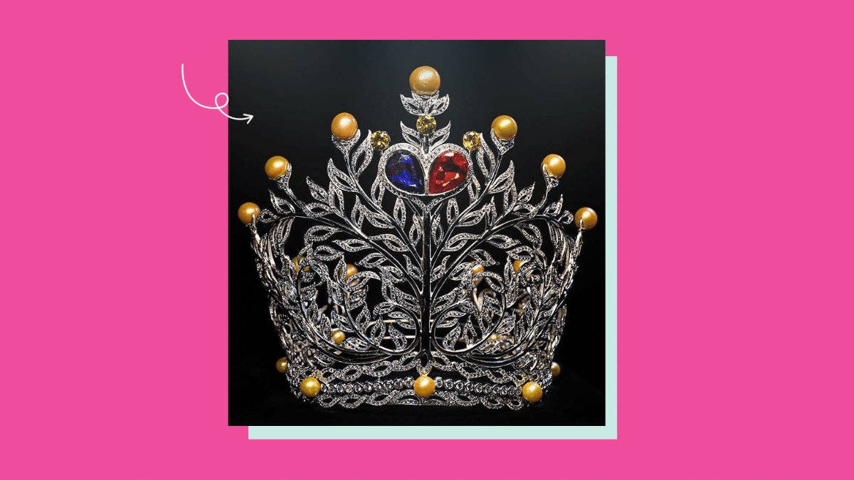 Majestic Filipina Miss Universe Crown Background