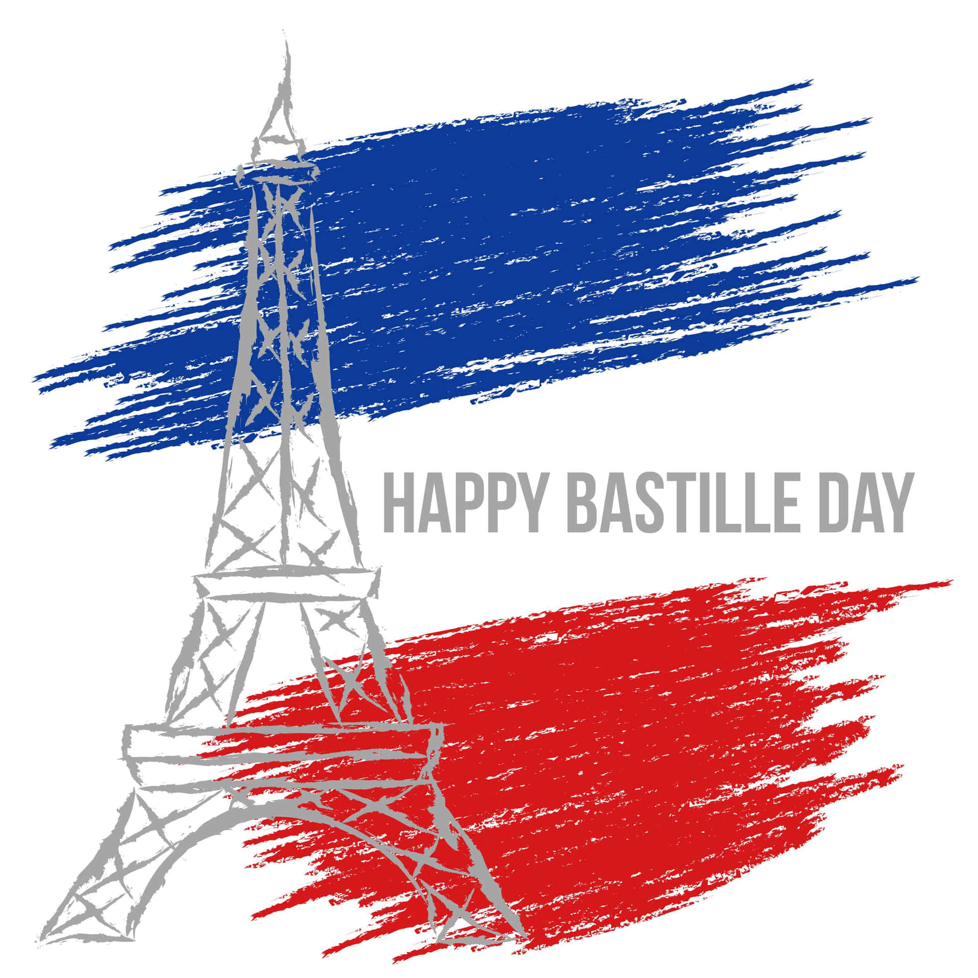 Majestic Fireworks Display Over Eiffel Tower Celebrating Bastille Day Background