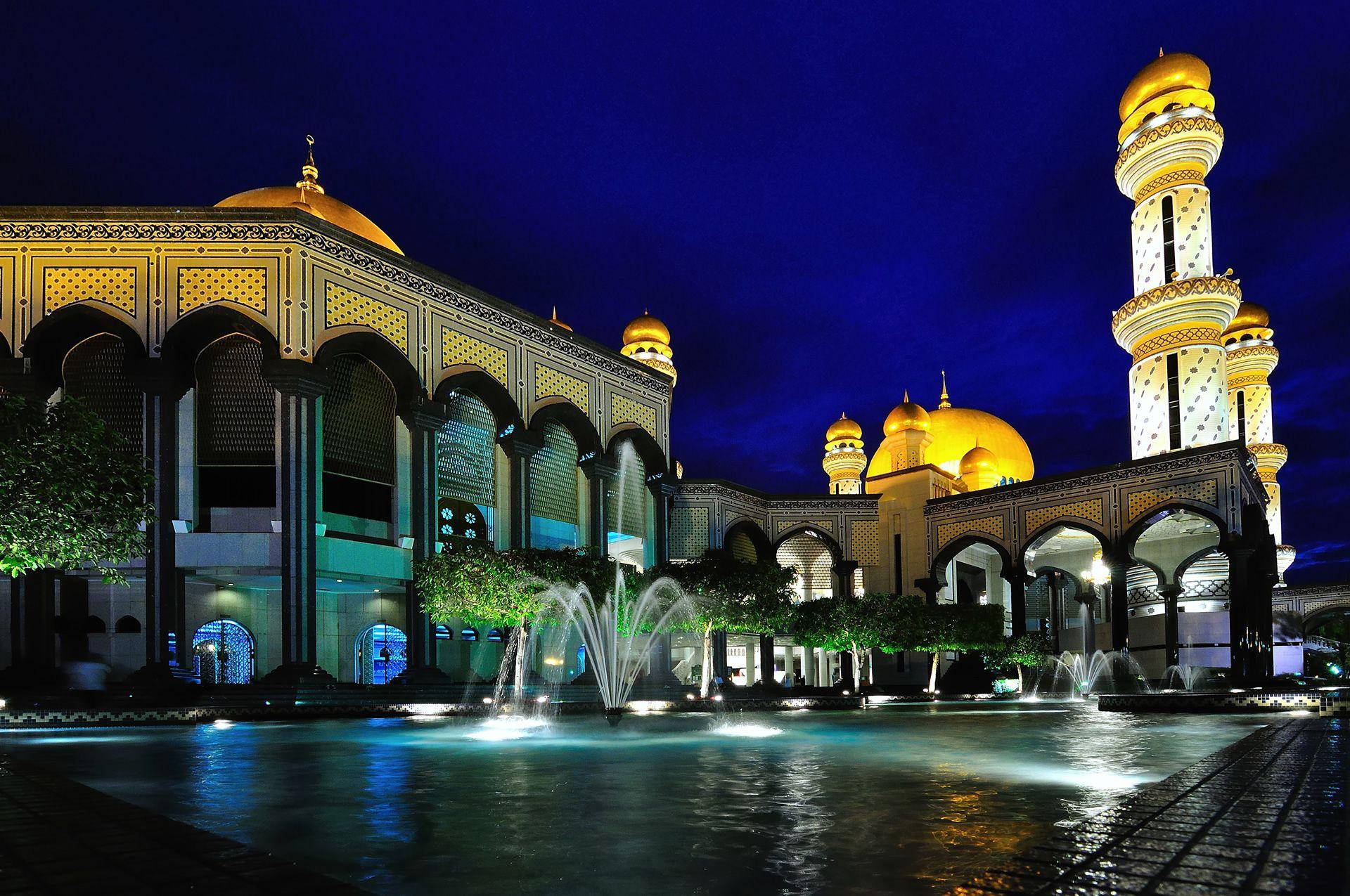 Majestic Fountain In Brunei