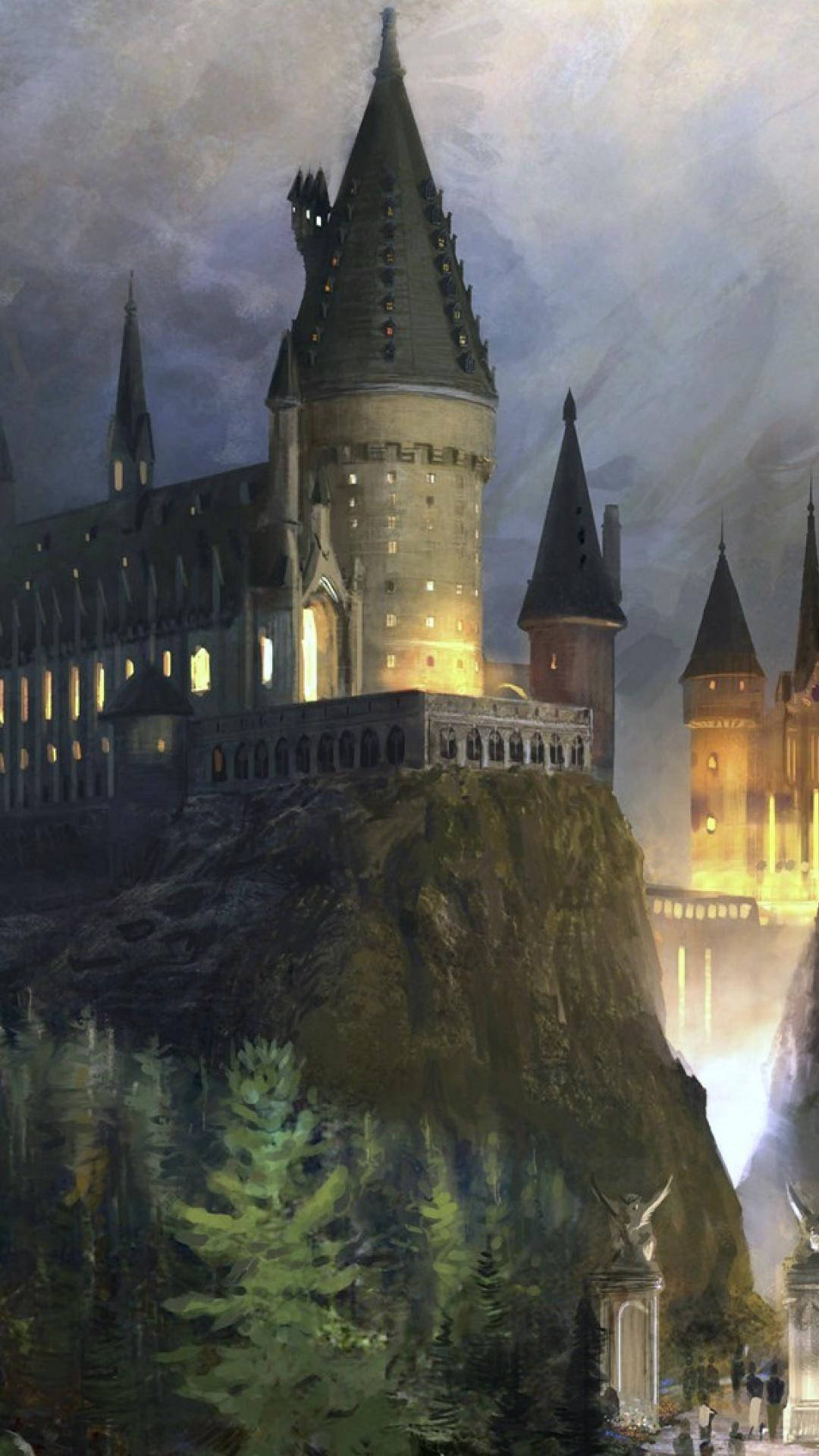 Majestic Harry Potter Hogwarts Iphone Background