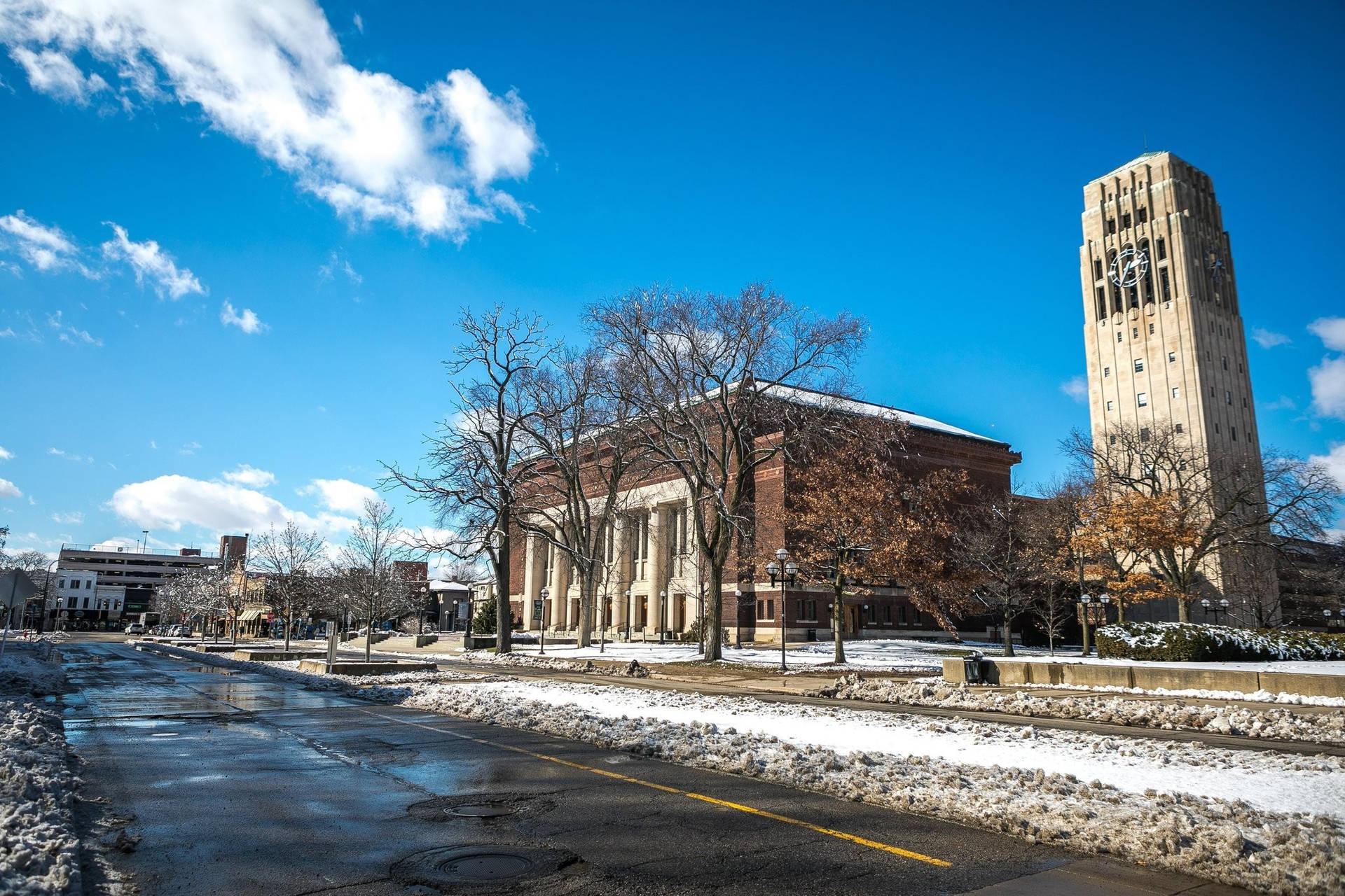 Majestic Hill Auditorium At The University Of Michigan-ann Arbor Background