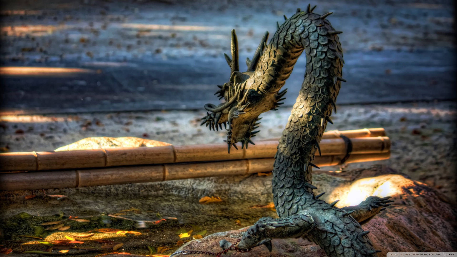 Majestic Japanese Dragon Desktop Wallpaper