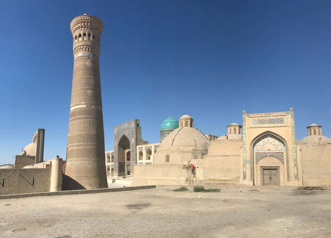 Majestic Kalyan Minaret Towering Over Bukhara