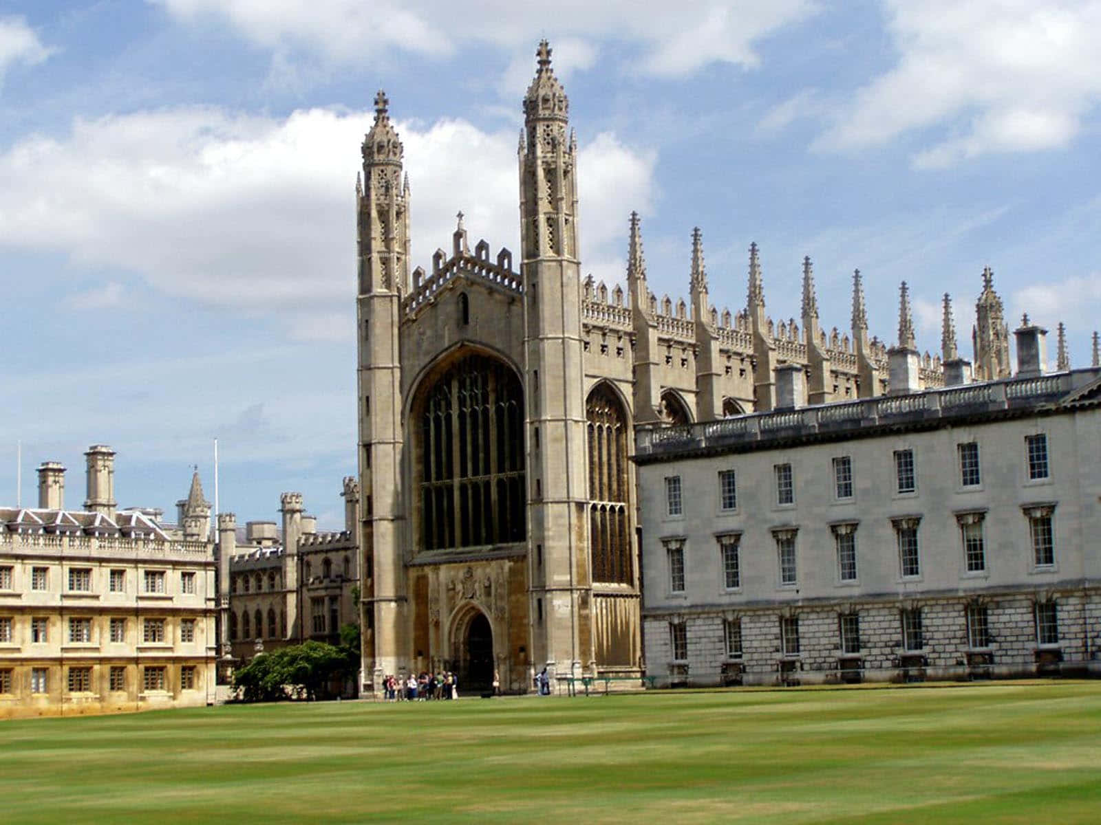 Majestic King's College Of Cambridge University In England Background