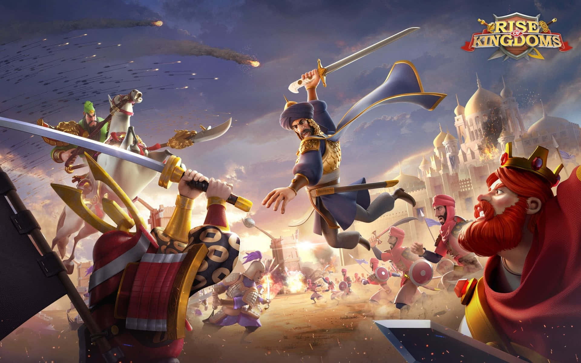 Majestic Kingdom In The Heart Of Nature Background