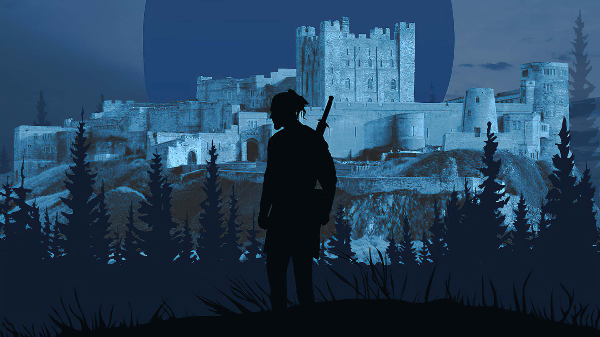 Majestic Kingdom On The Horizon Background