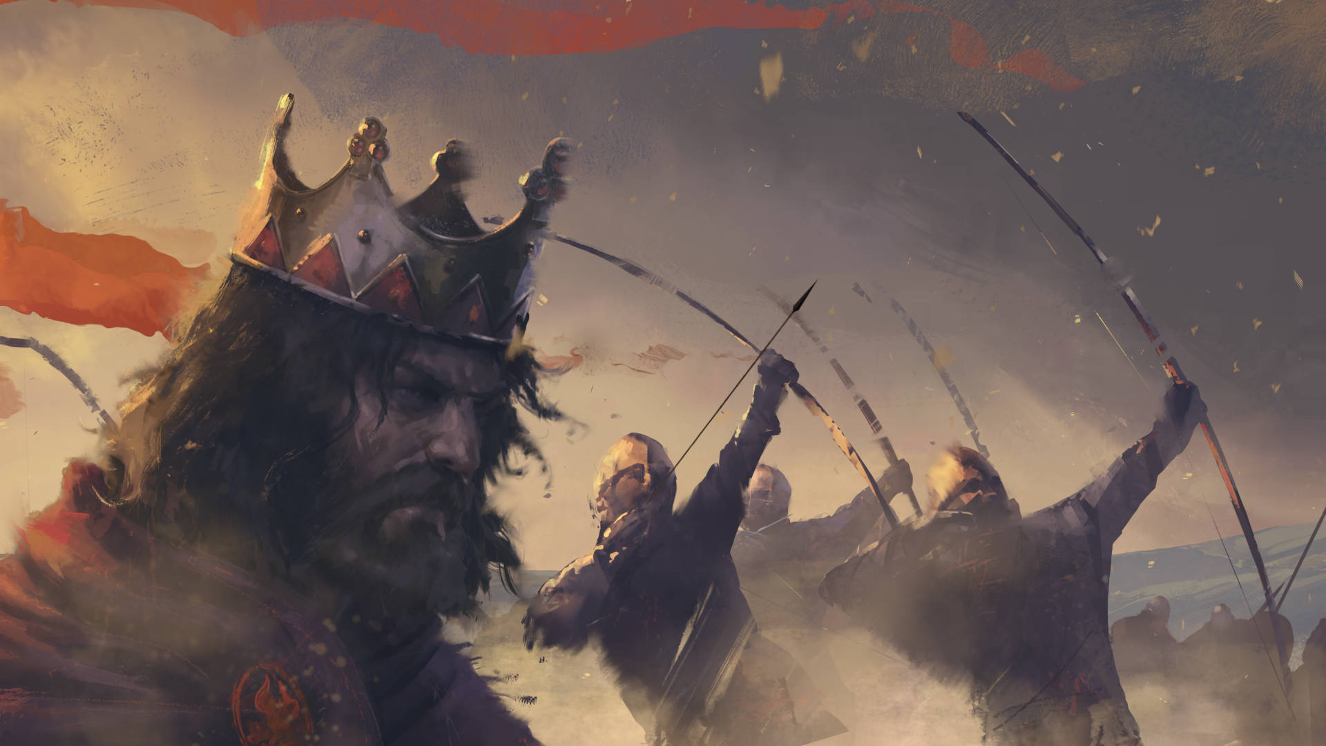 Majestic Leader In Total War Attila Background