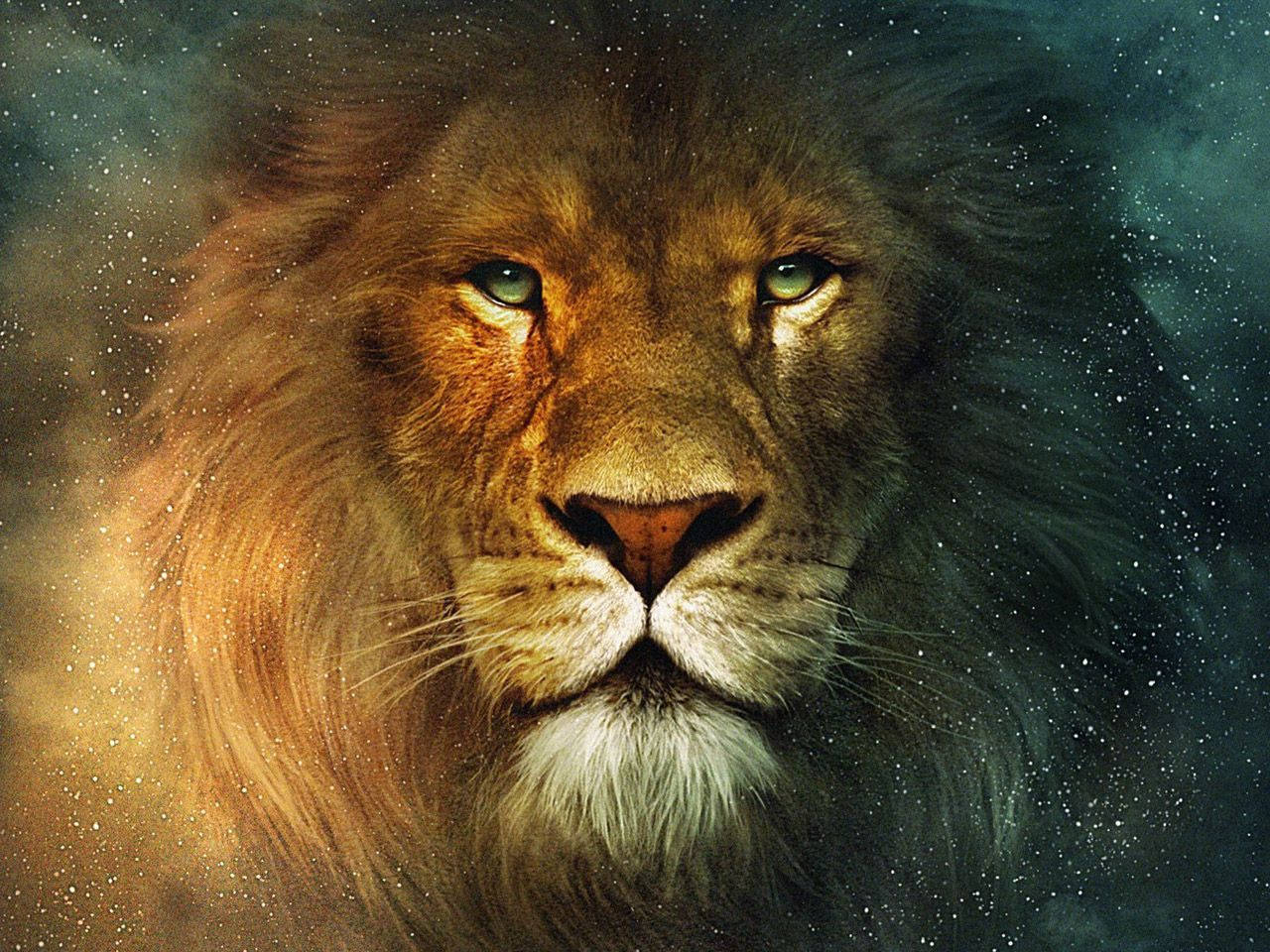 Majestic Leo Aslan Background