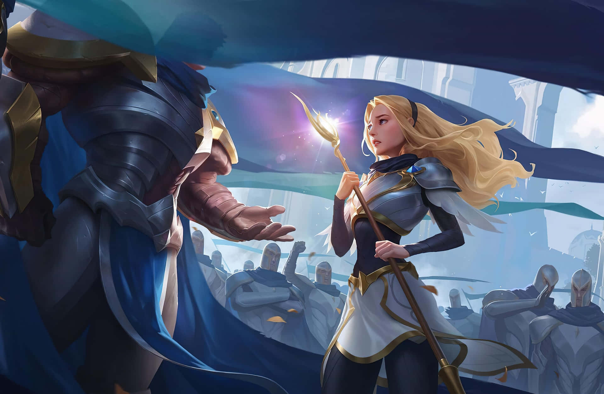 Majestic Light Mage Lux Background