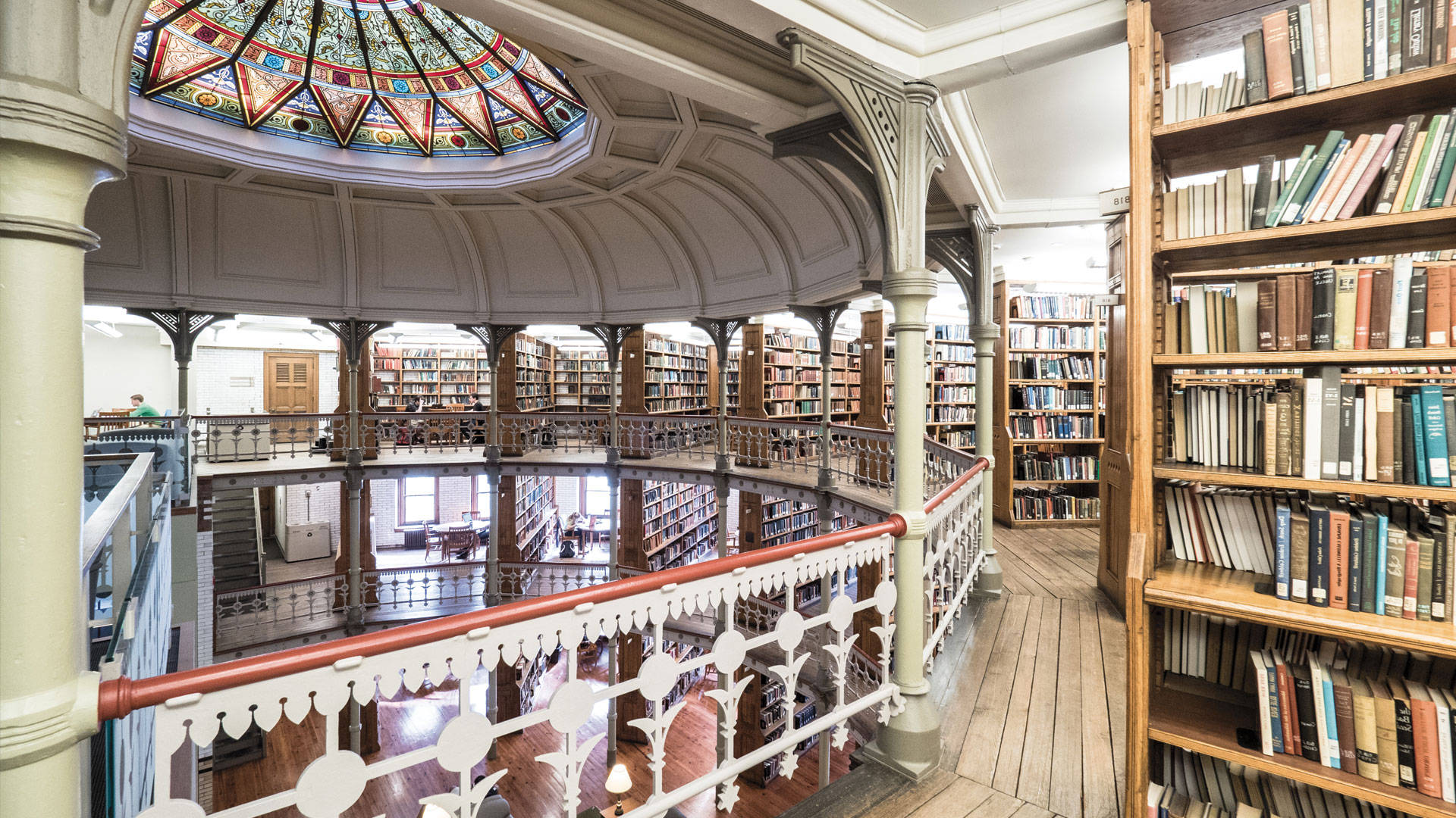 Majestic Linderman Library At Lehigh University Background