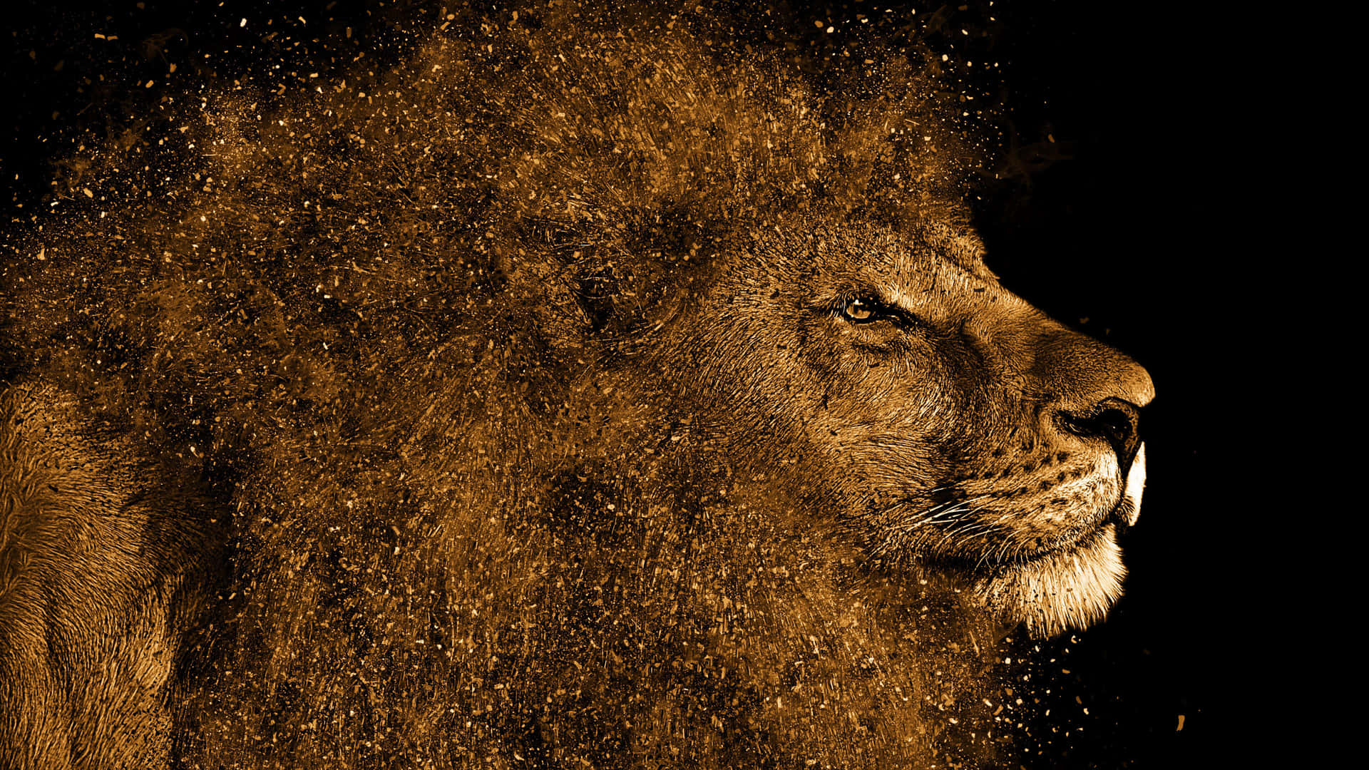 Majestic_ Lion_ Art_4 K Background