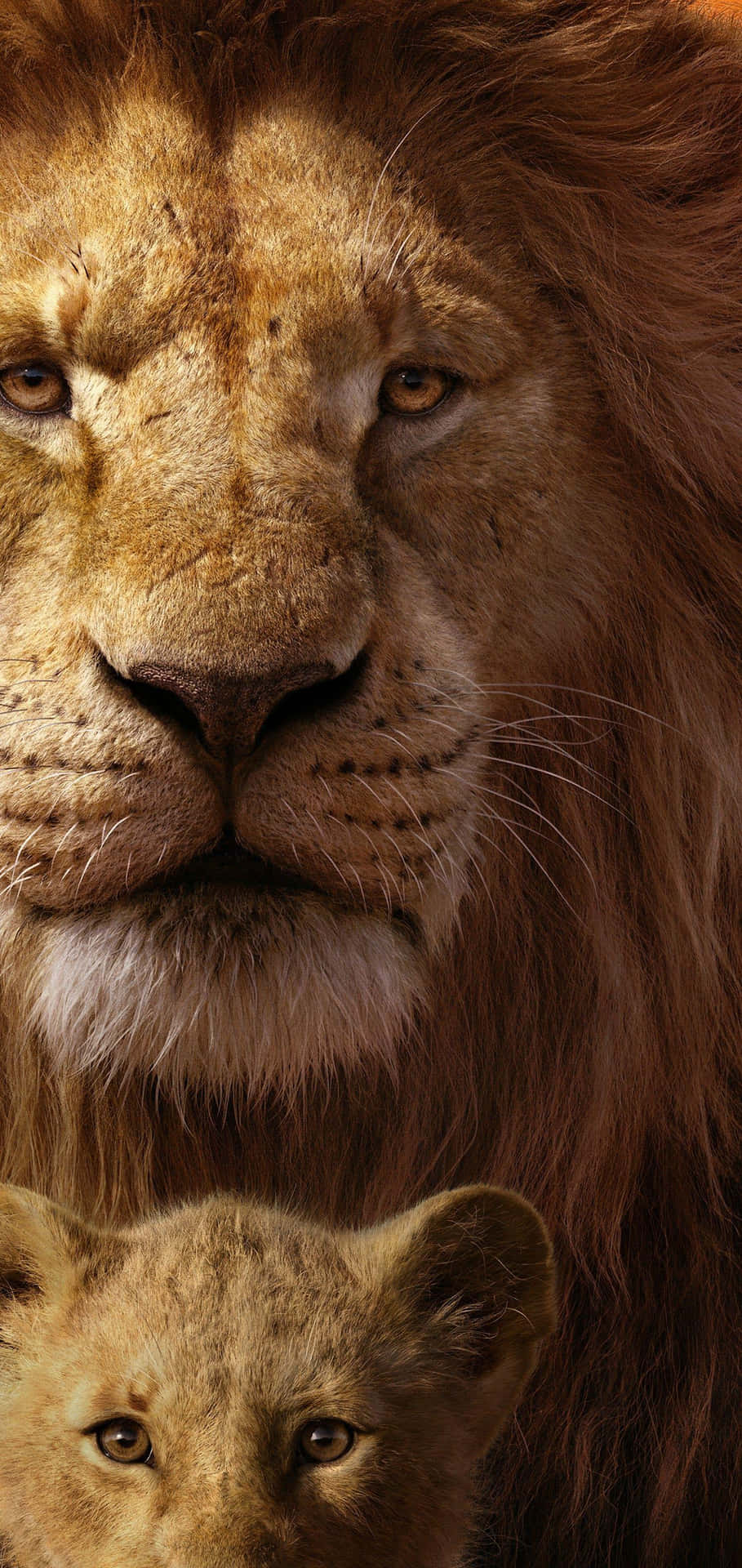 Majestic Lionand Cub Portrait
