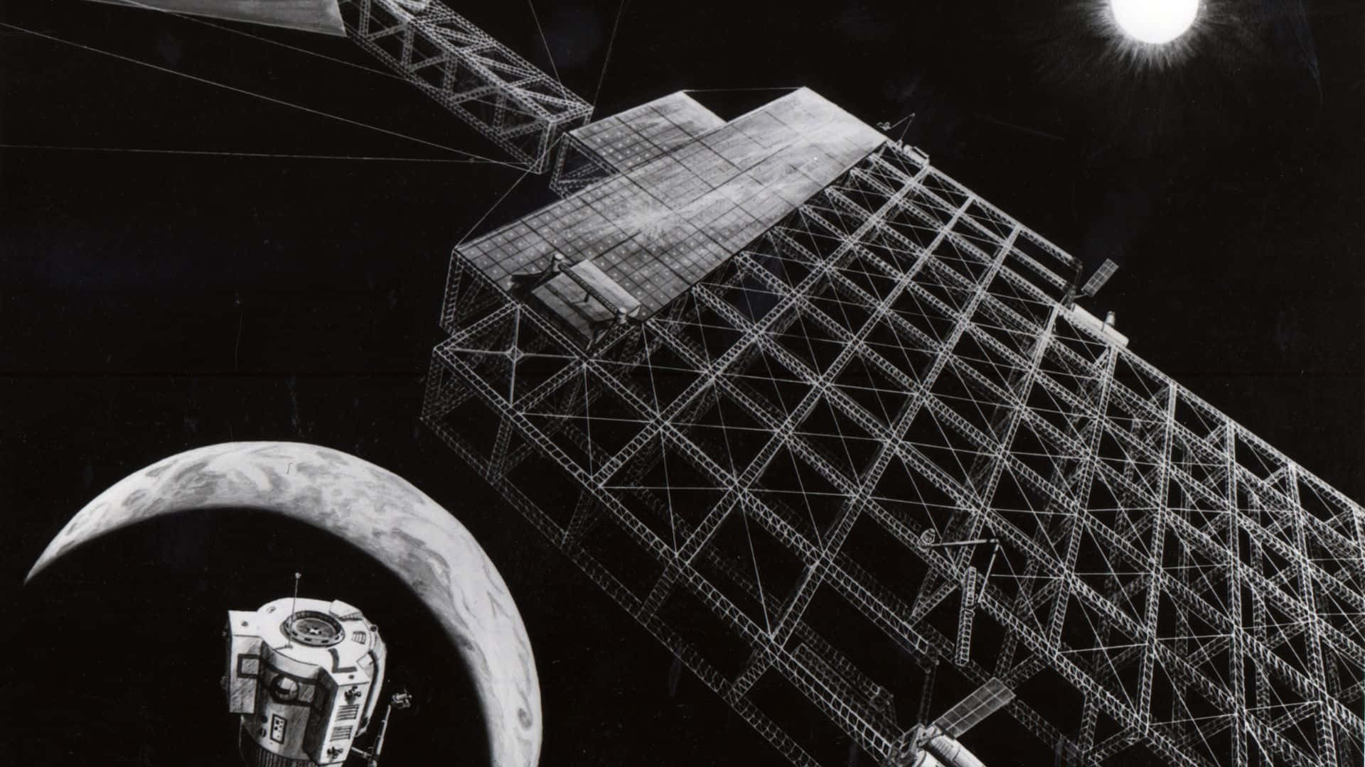 Majestic Live Space View Background