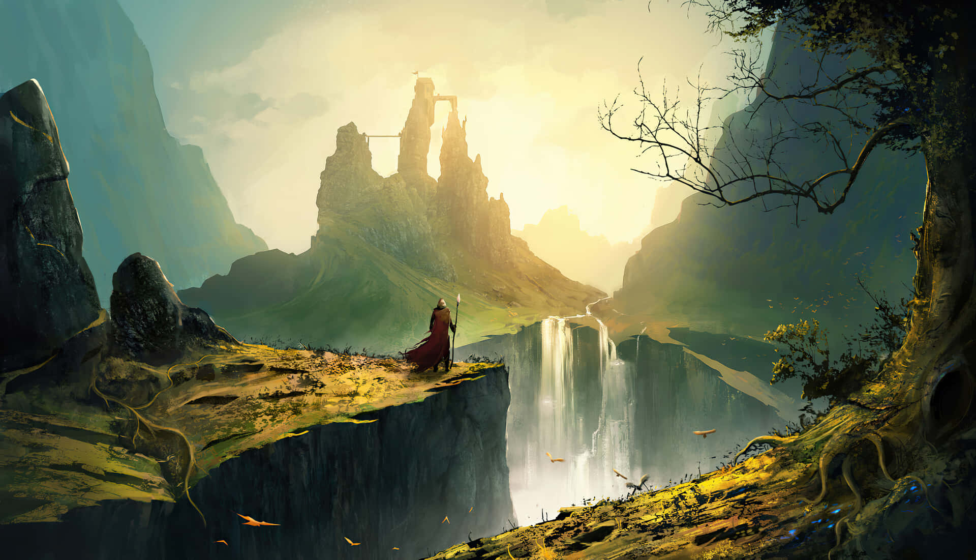 Majestic Medieval Kingdom Background