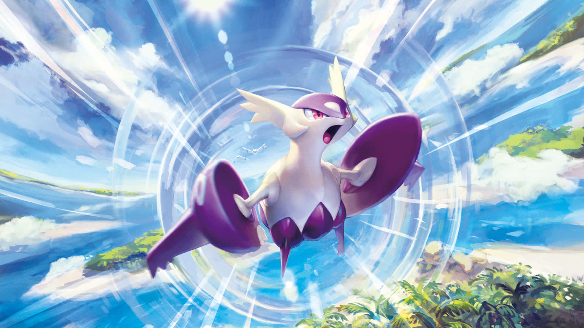 Majestic Mega Latias Unleashing Sonic Boom