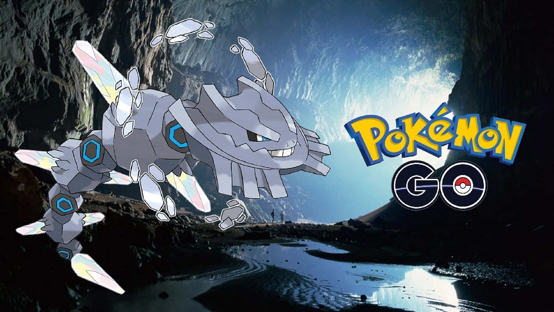 Majestic Mega Steelix In Action - Pokemon Go Background