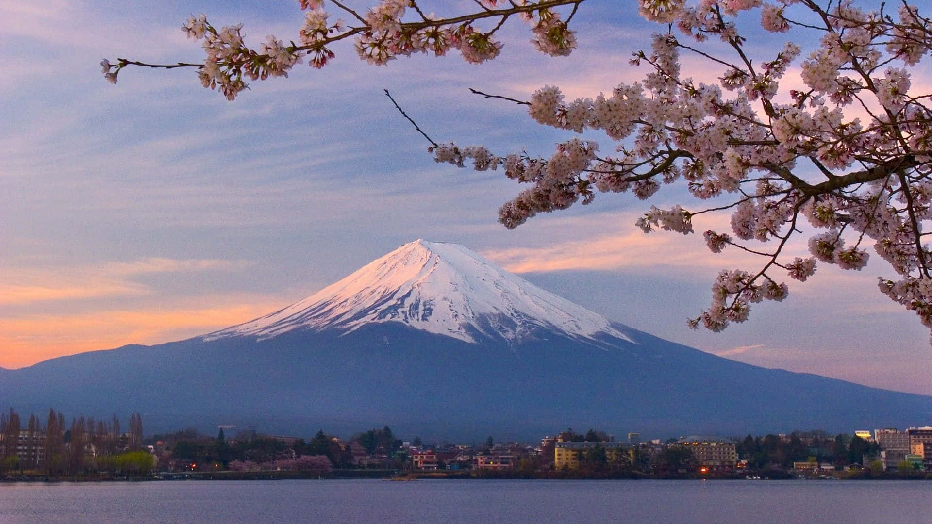 Majestic Mount Fuji In Japan