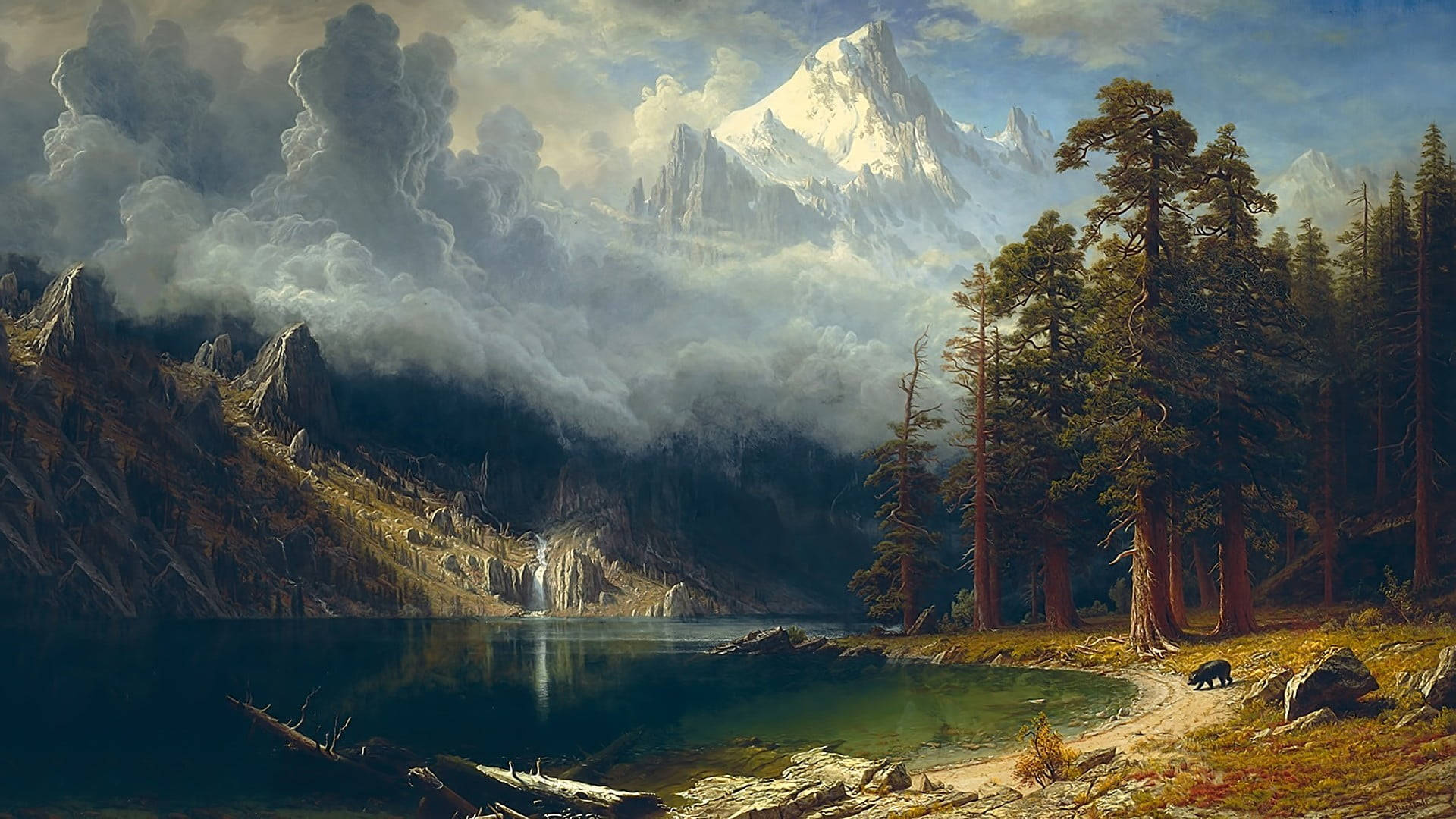 Majestic_ Mountain_ Landscape_ Art Background