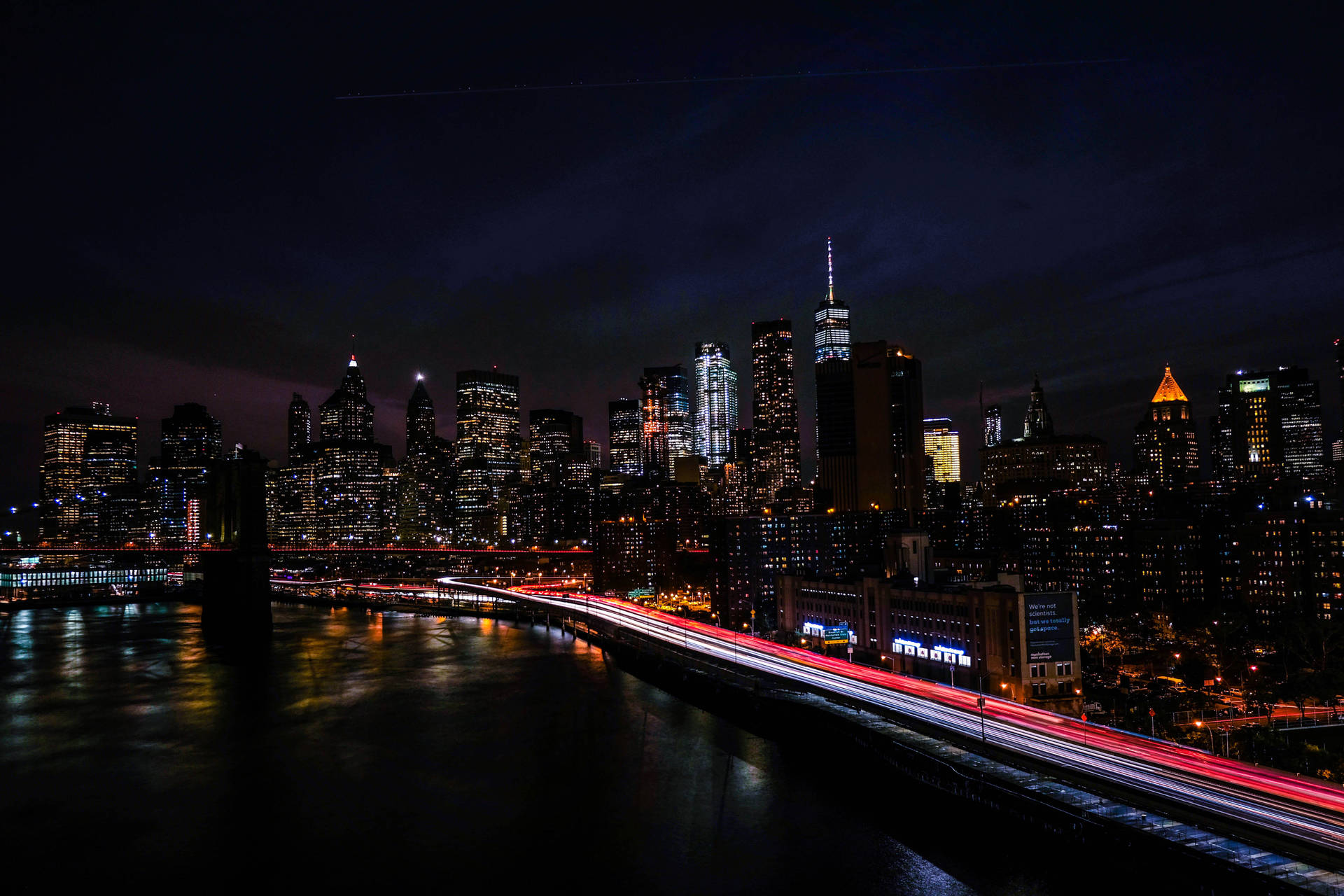 Majestic New York City Skyline Background