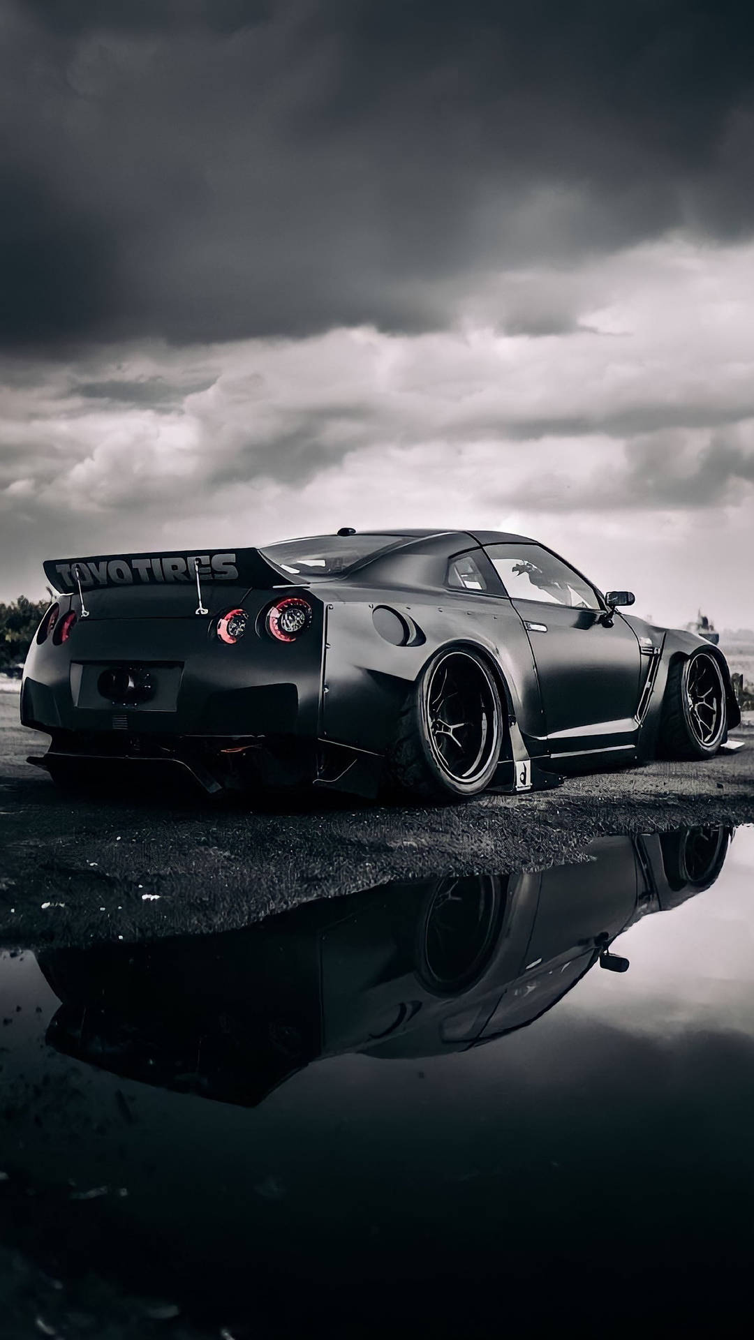 Majestic Nissan Gt-r Dominates In Forza Horizon 4 Racing Game Background