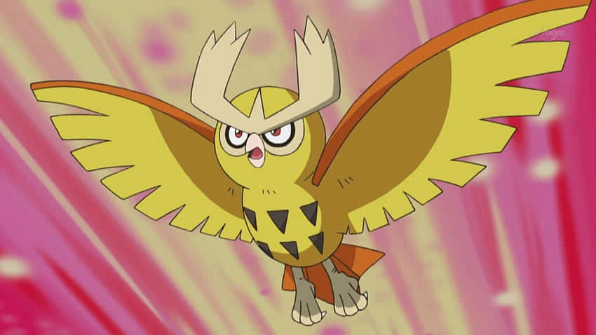 Majestic Noctowl Soaring The Night Skies Background