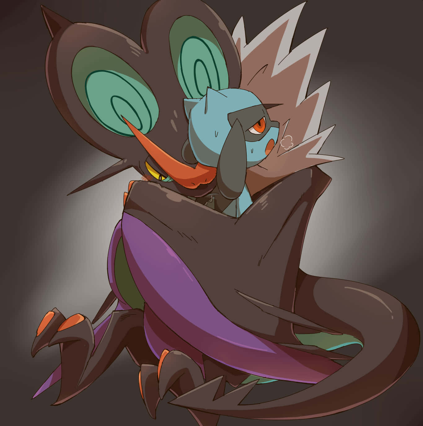 Majestic Noivern In Action Background