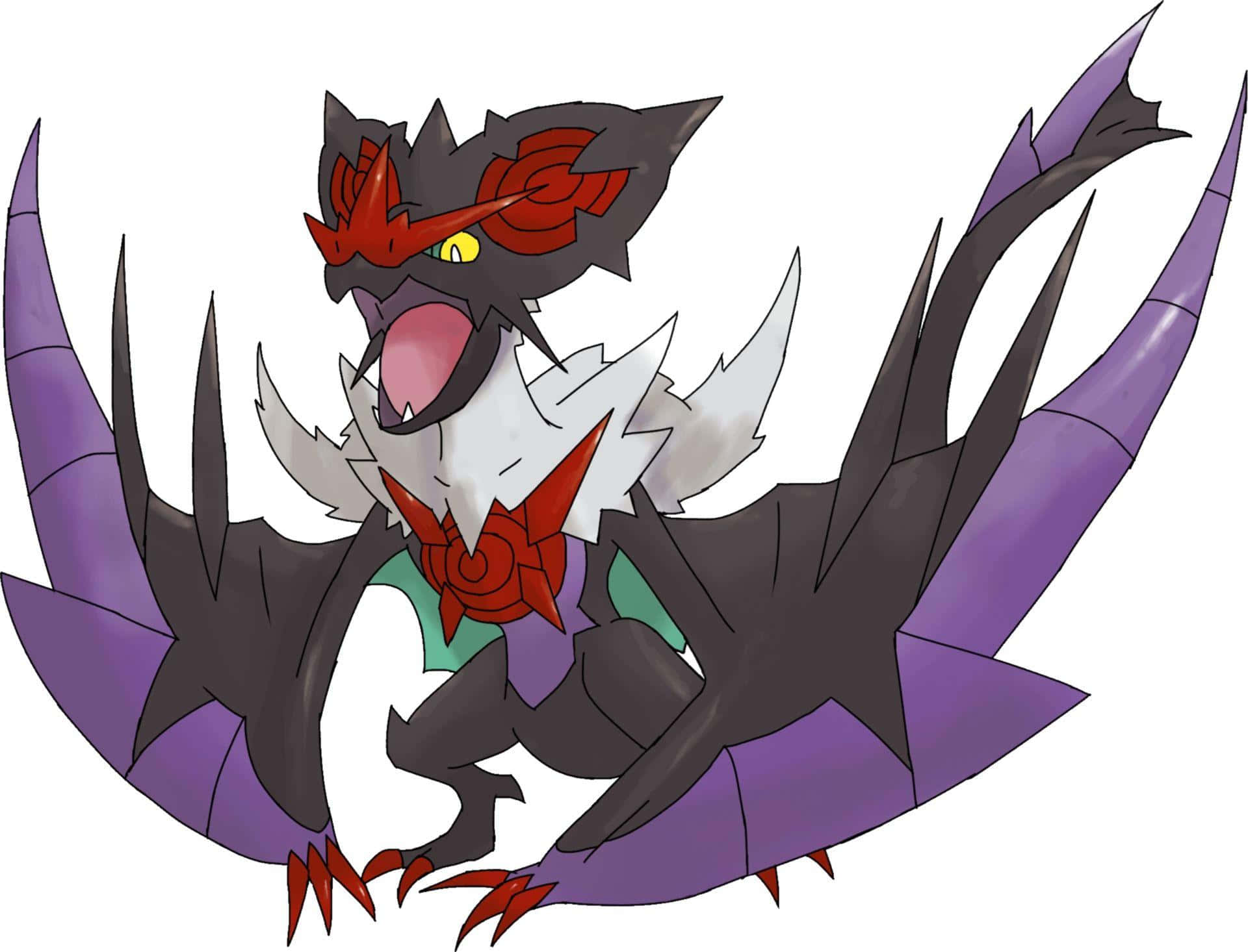 Majestic Noivern In Flight Background