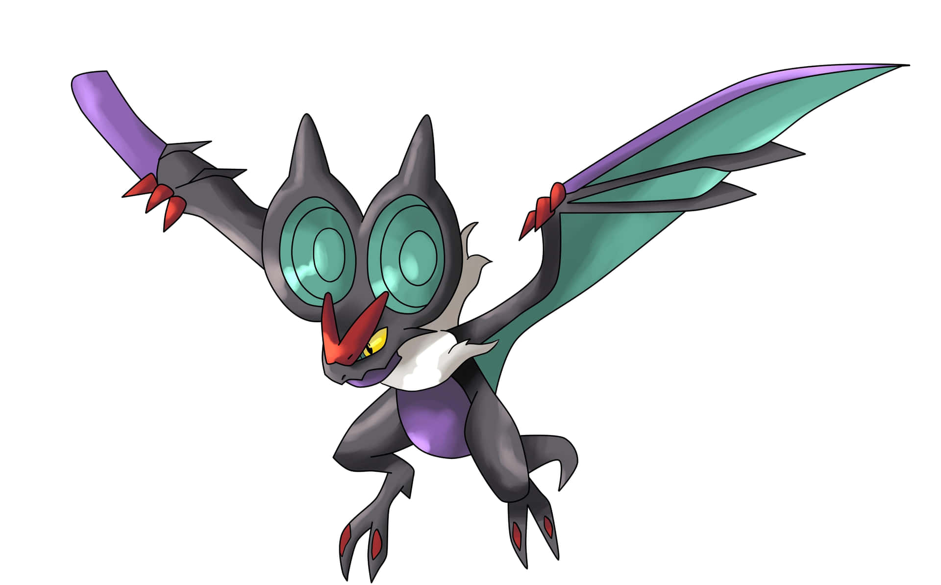 Majestic Noivern In Full Flight Background