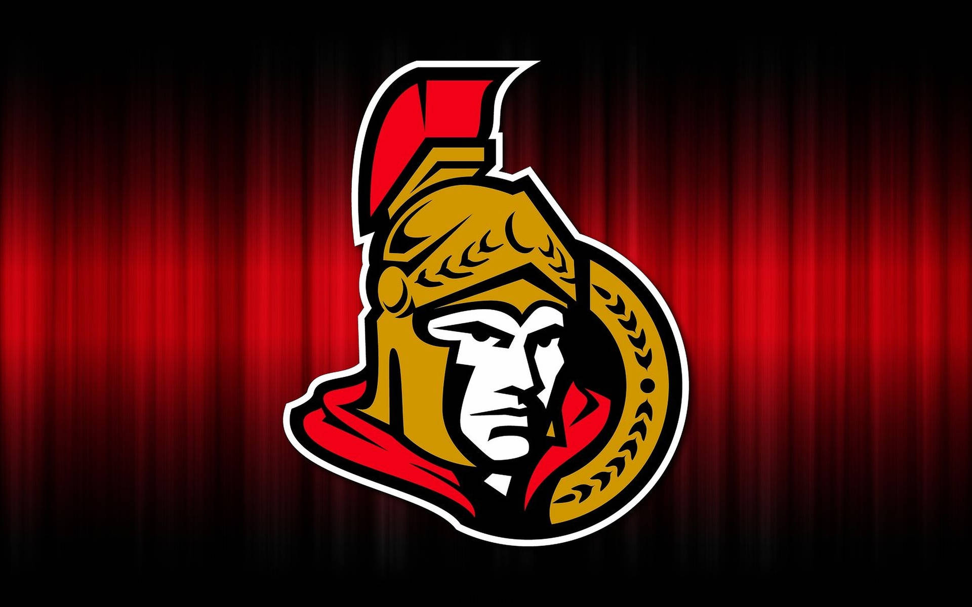 Majestic Ottawa Senators Emblem Background