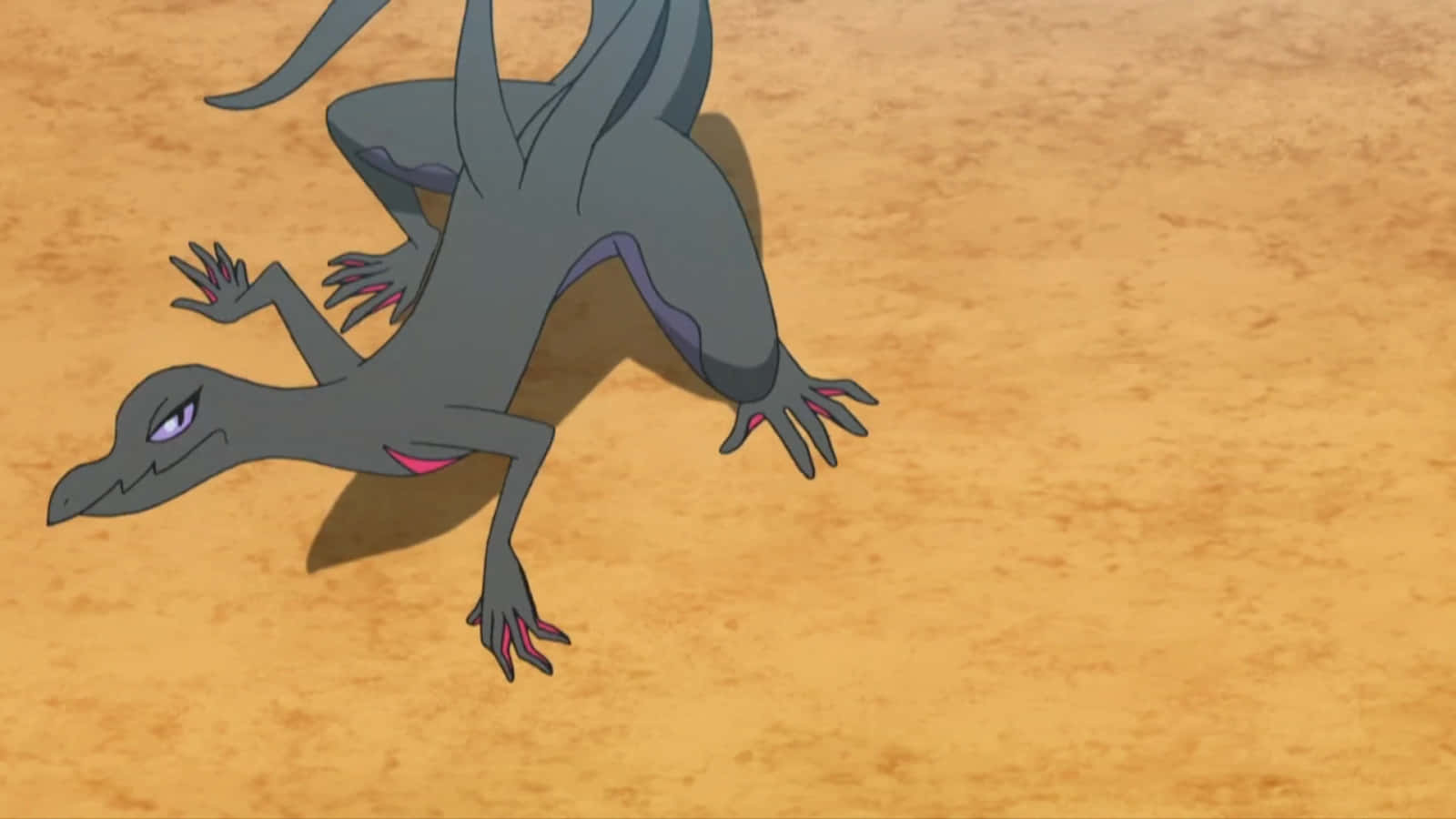Majestic Pokemon Salazzle Crawling In Action