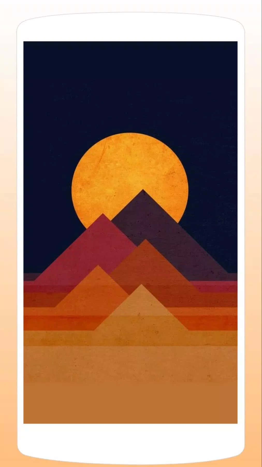 Majestic Pyramid Of The Moon Background