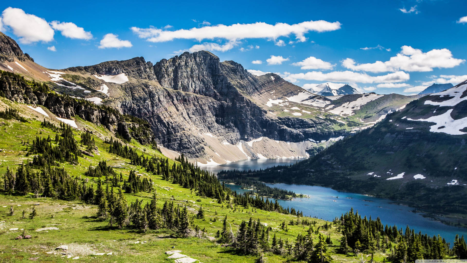 Majestic River At Glacier National Park