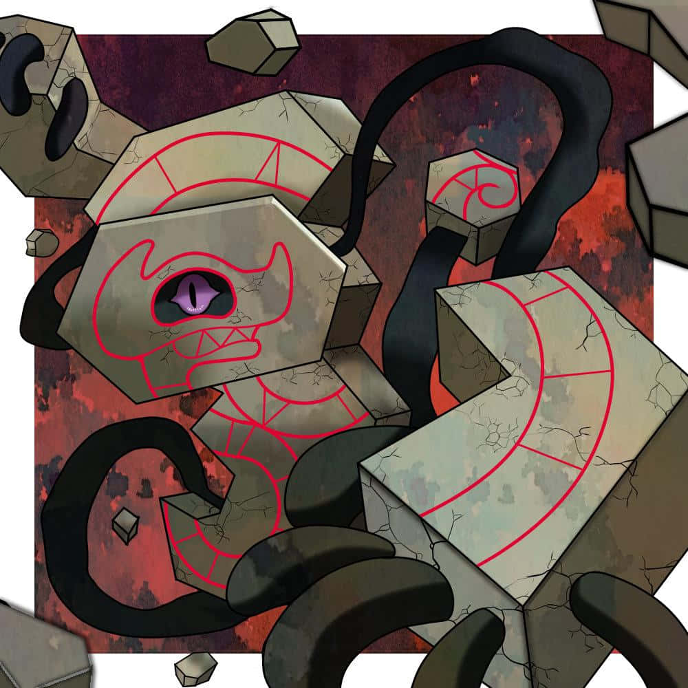 Majestic Runerigus Pokemon Digital Art Background