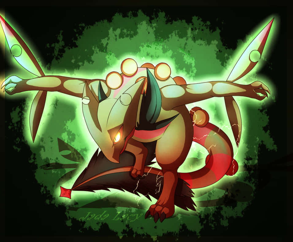 Majestic Sceptile Artwork Background