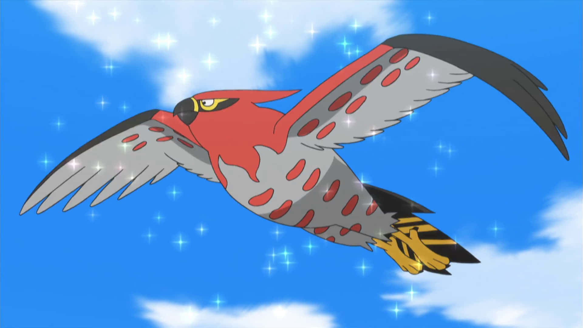 Majestic Talonflame In Action Background