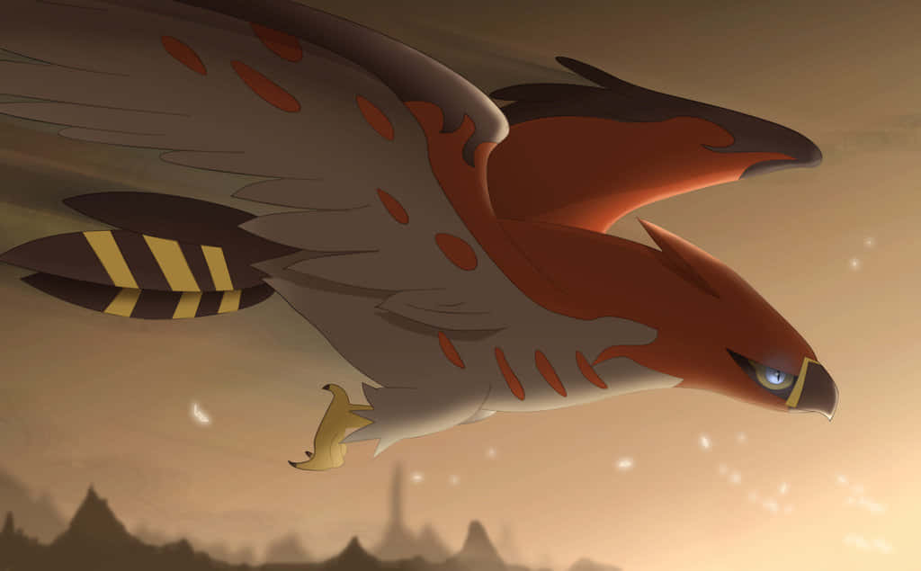 Majestic Talonflame - Pokémon In Flight