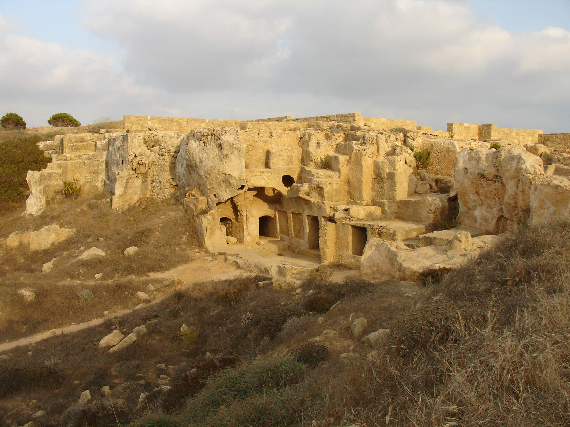 Majestic Tombs Of The Kings At Twilight