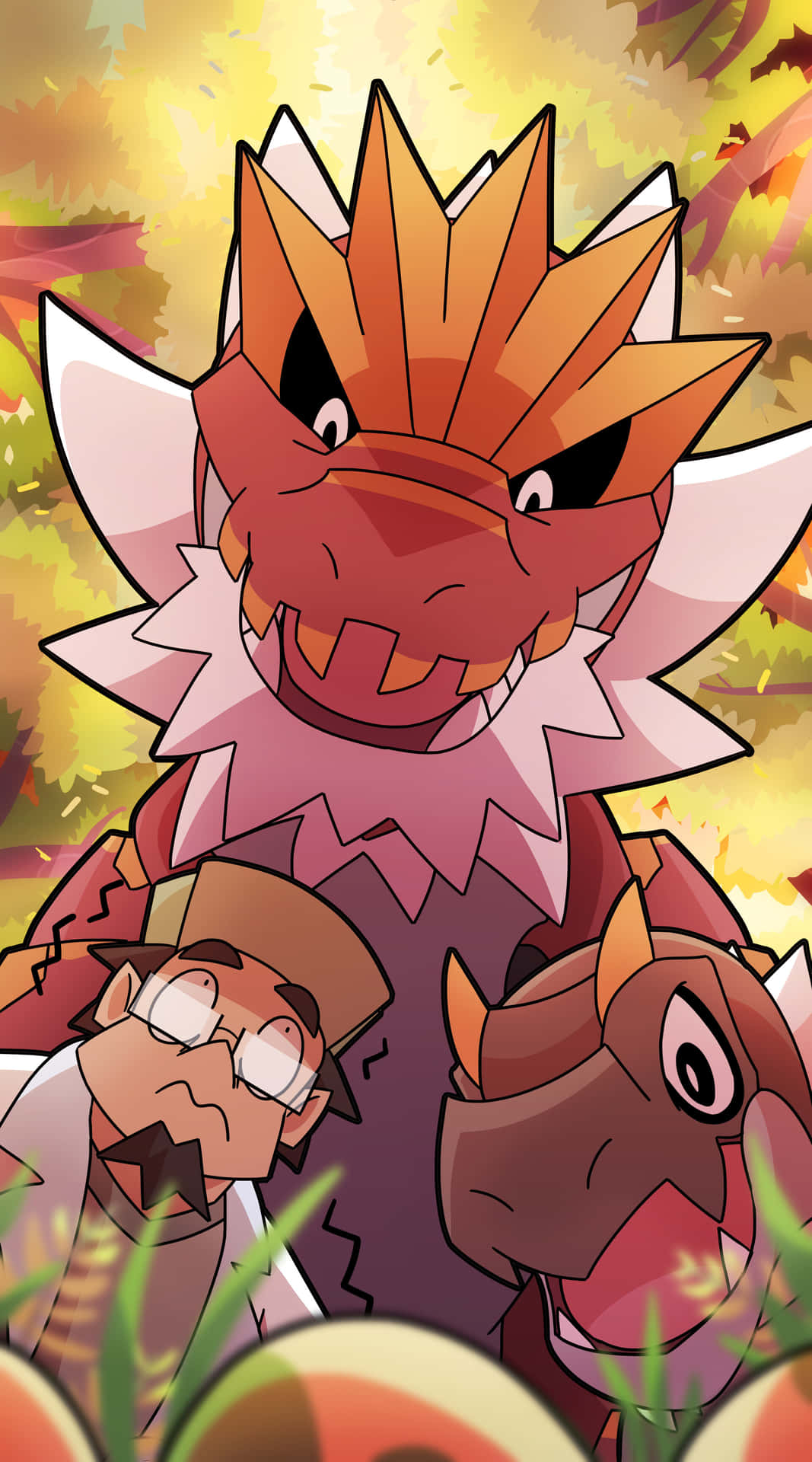 Majestic Tyrantrum In Its Natural Habitat Background