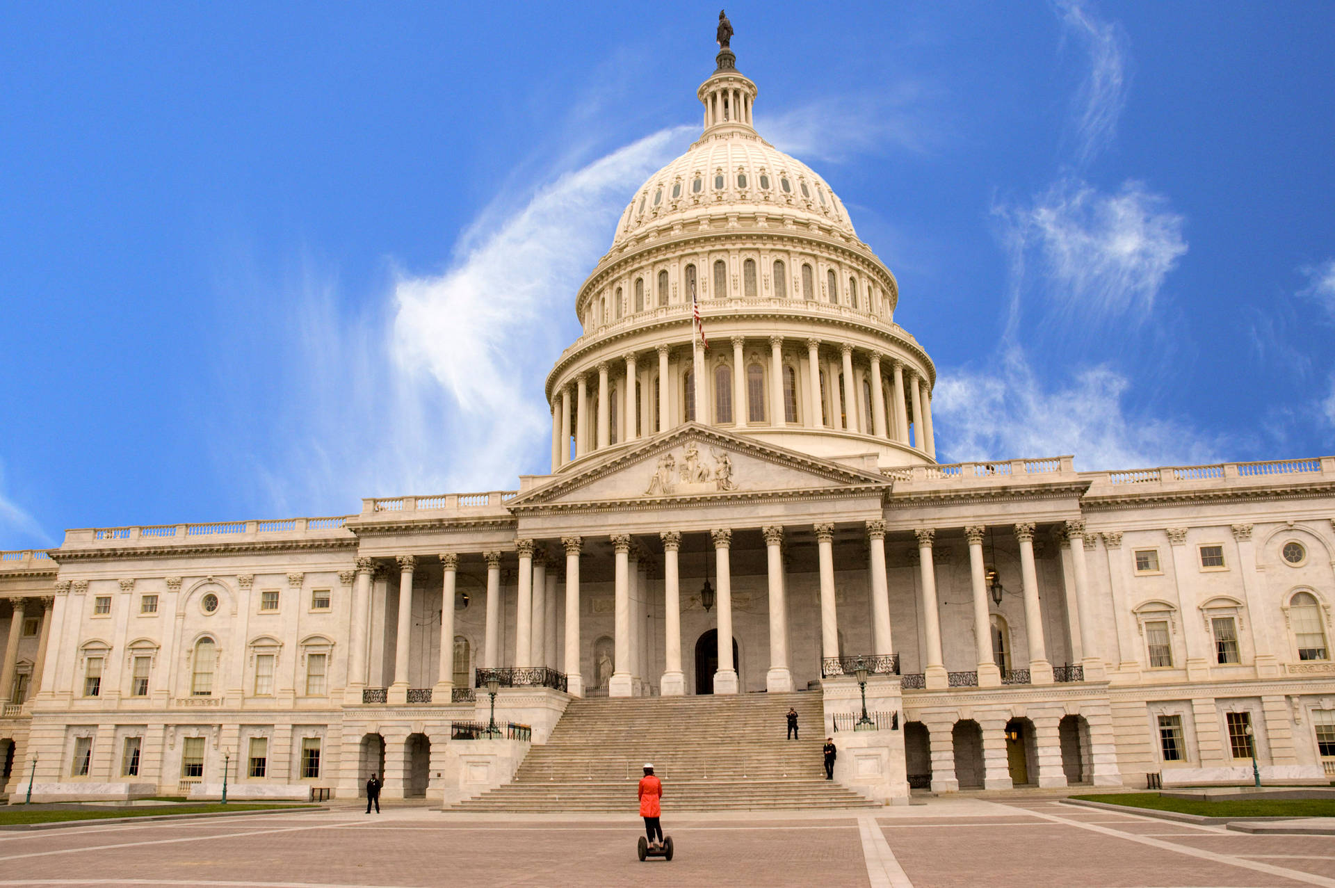 Majestic United States Capitol Building Background