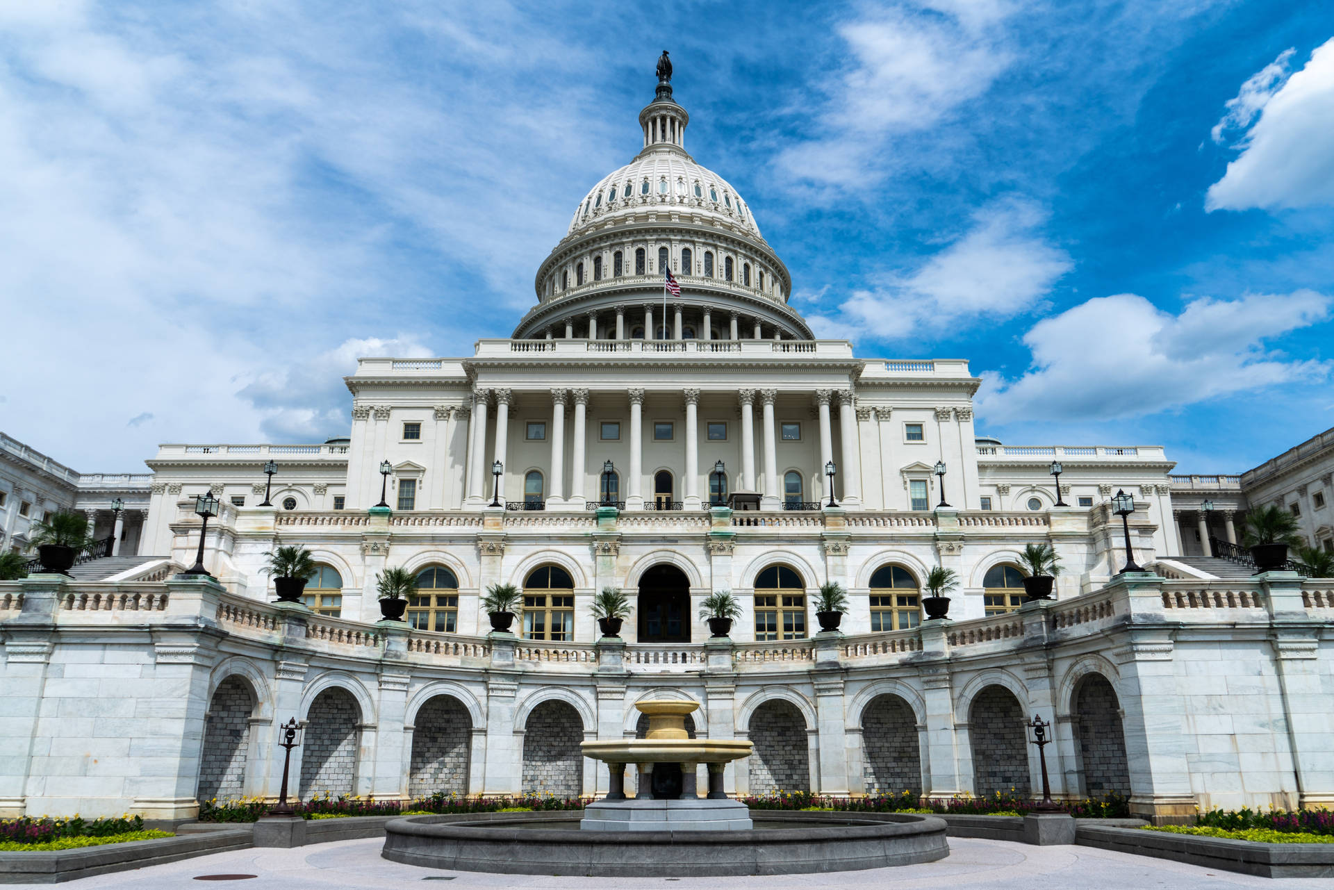 Majestic View Of Capitol Hill Background