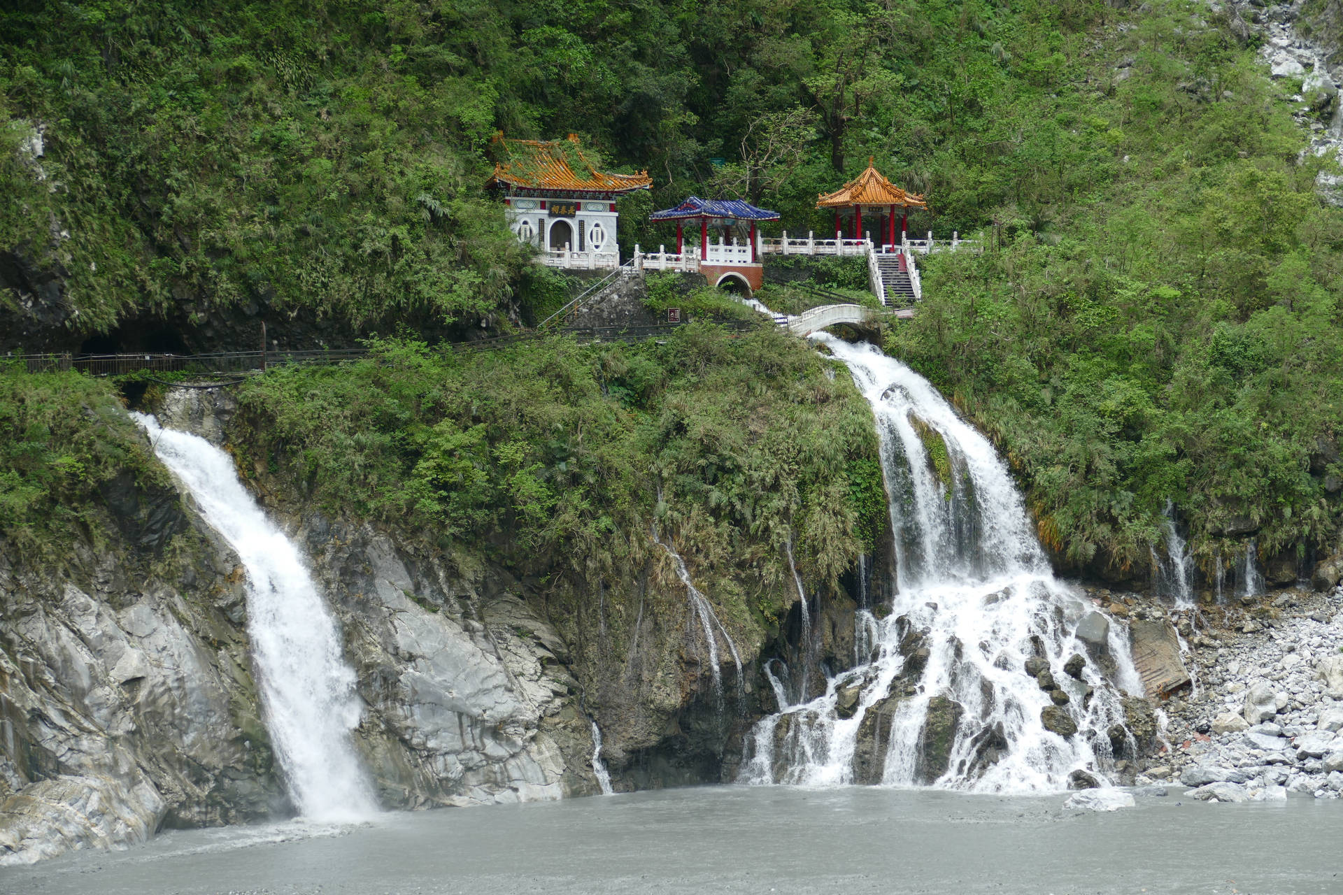 Majestic View Of Changchun Shrine In Taiwan