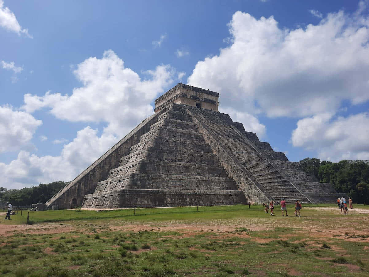 Majestic View Of Chichen Itza, Mexico