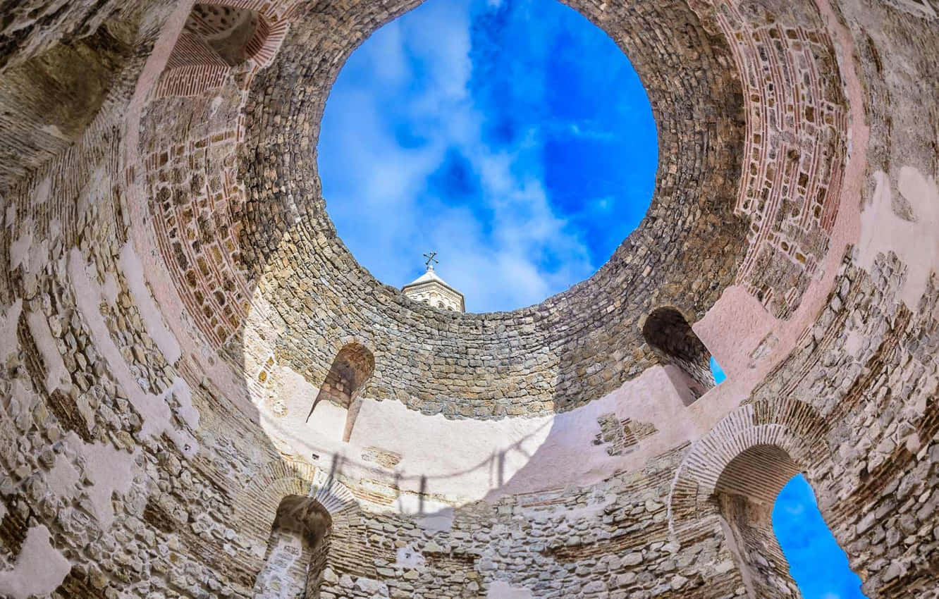 Majestic View Of Diocletian's Palace Background
