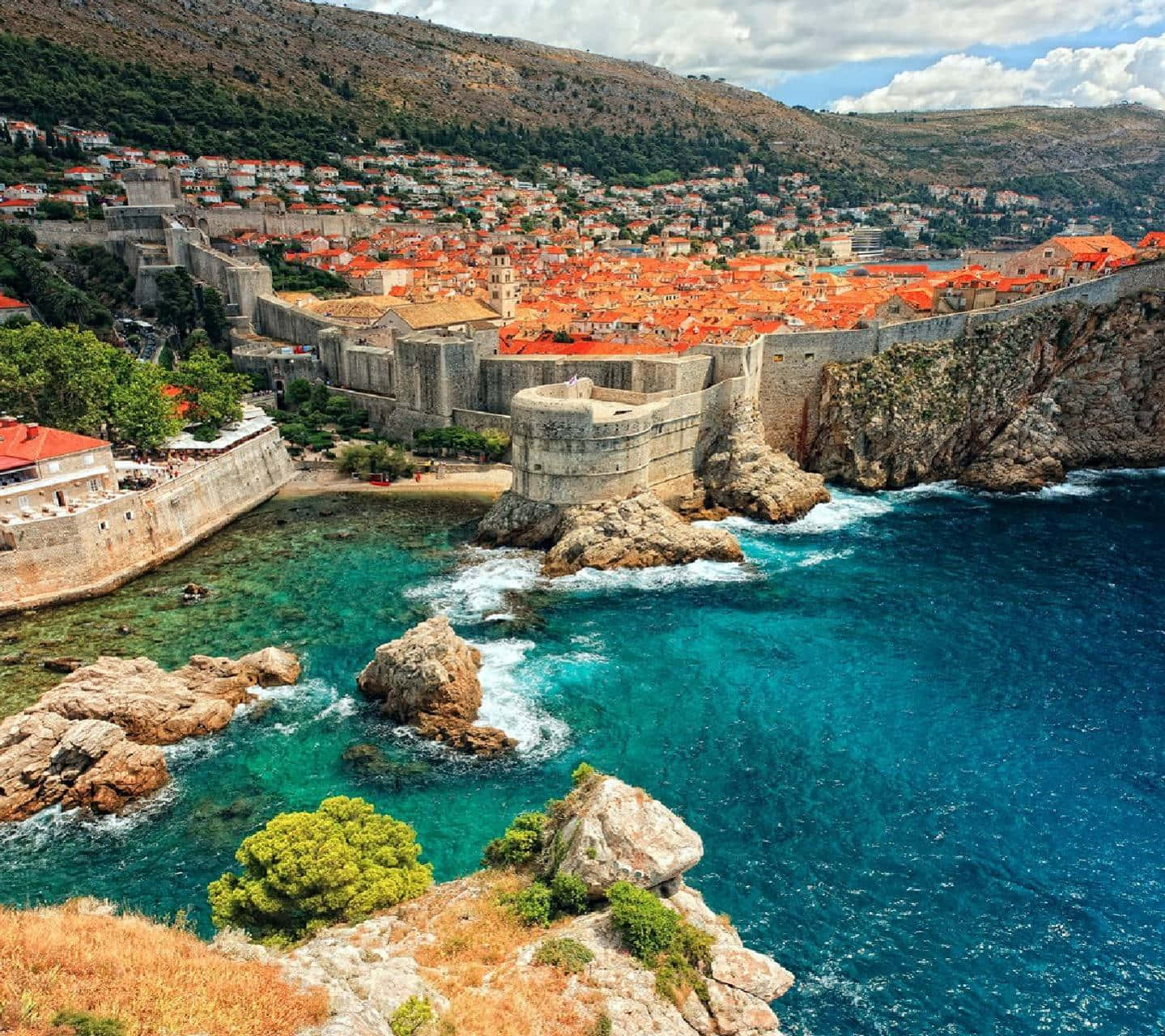 Majestic View Of Dubrovnik's Old Town
