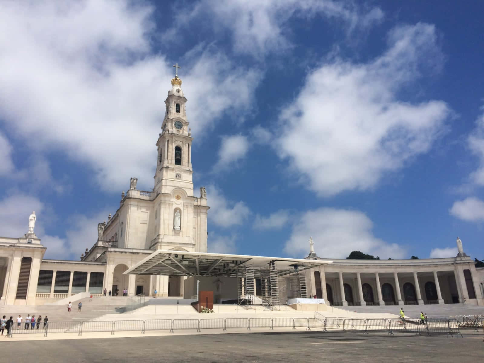 Majestic View Of Fatima Sanctuary