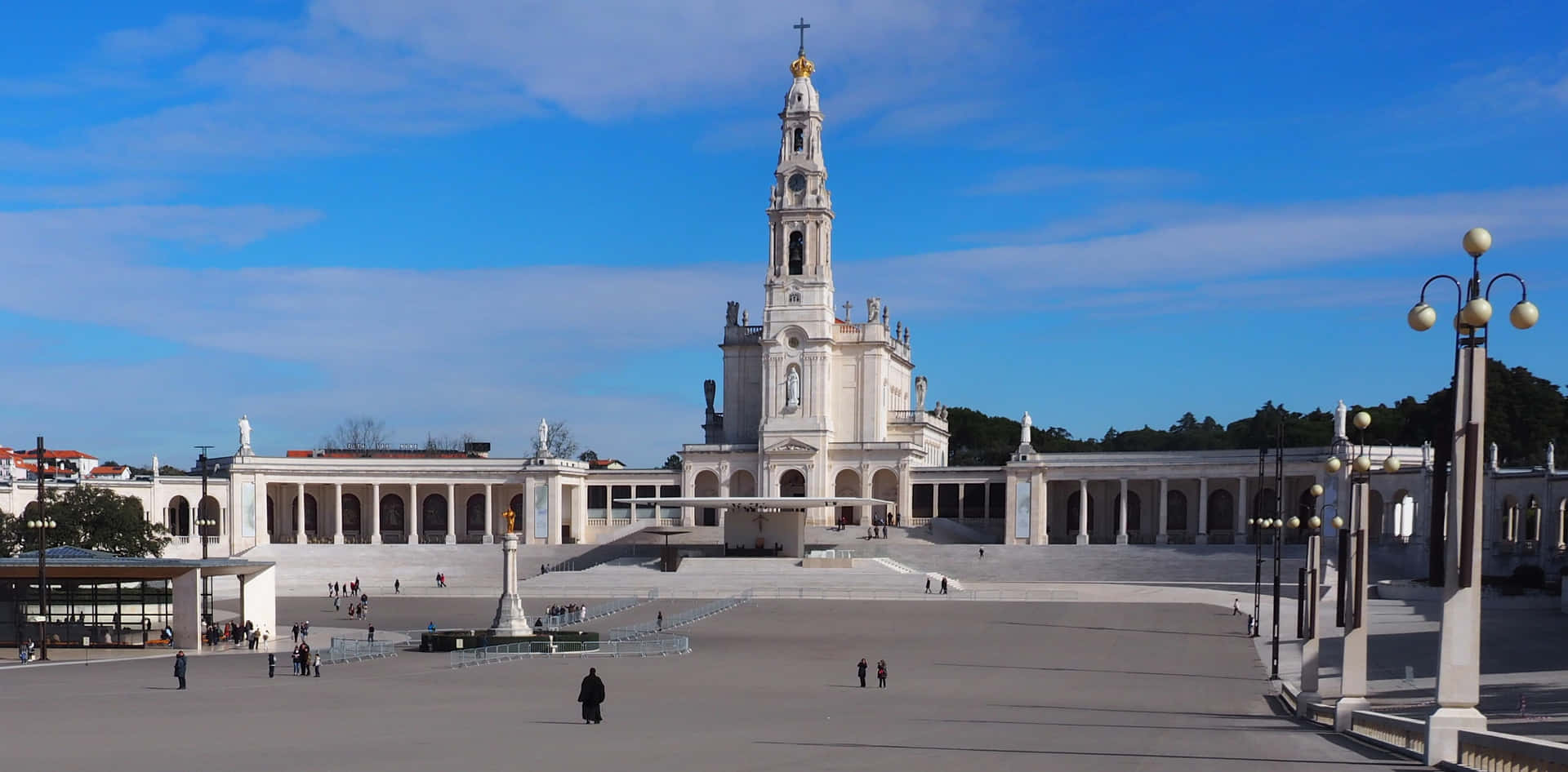 Majestic View Of Fatima Sanctuary, Portugal