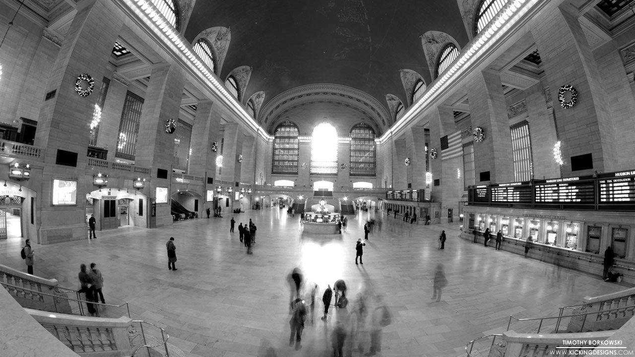 Majestic View Of Grand Central Terminal In New York City