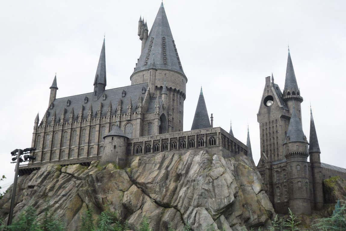 Majestic View Of Hogwarts Castle