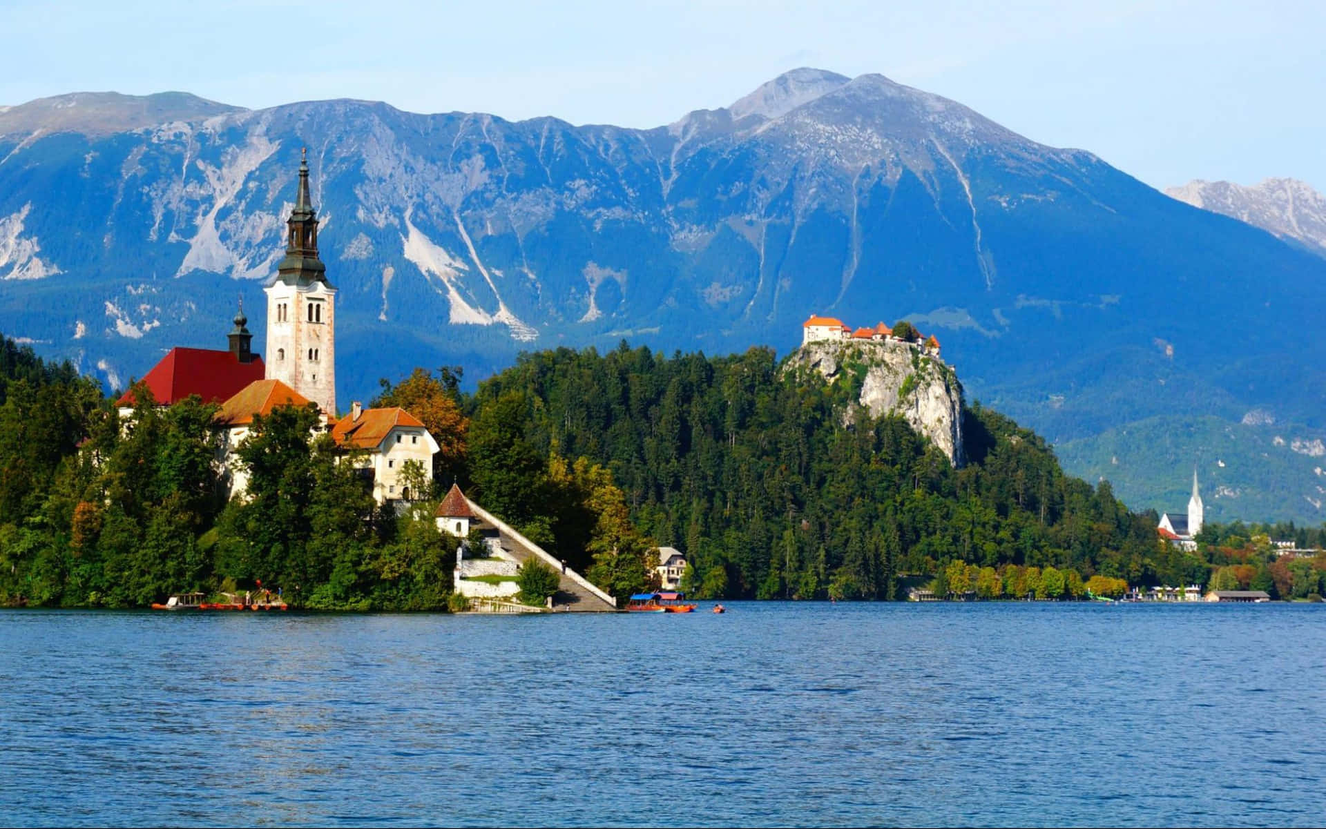 Majestic View Of Lake Bled Island