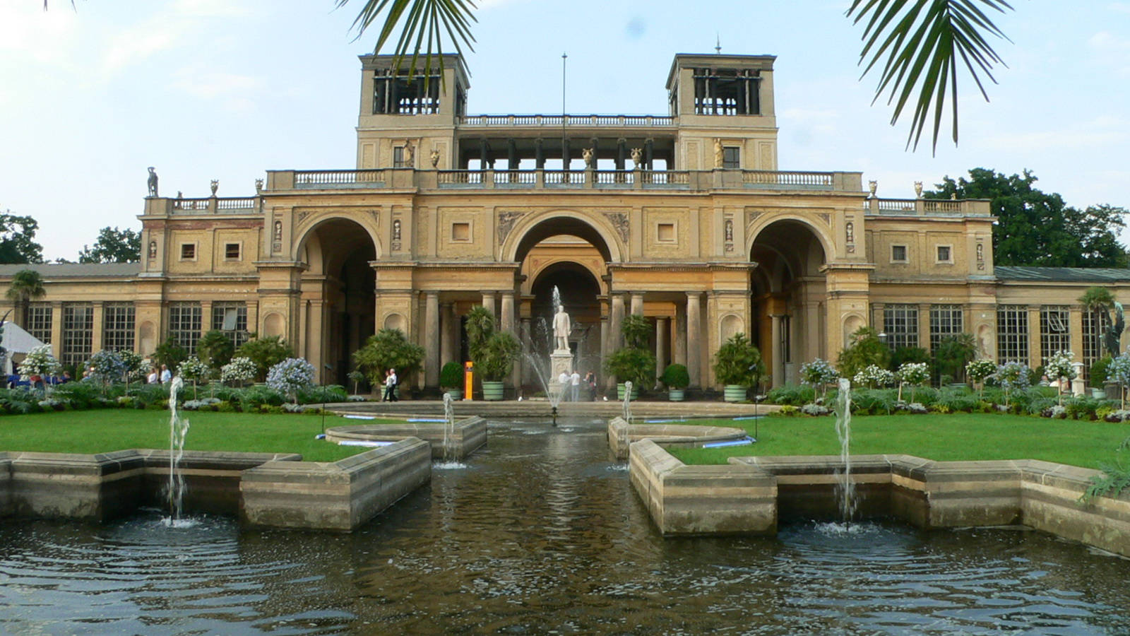 Majestic View Of Orangery Palace In Potsdam Background